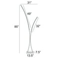 thumbnail image 2 of Lite Source Ls-83825 Monita 85" Tall Led Novelty Floor Lamp - Silver, 2 of 6