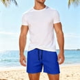 thumbnail image 3 of Maean Big and Tall Shorts for Mens 5 Inch Sport Shorts Elastic Waistband Lounge Running Gym Shorts M-3XL, 3 of 6
