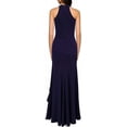 thumbnail image 5 of Women's High Neck Split Bodycon Mermaid Evening Cocktail Long Dress, 5 of 6