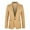 Khaki, variant on Dpytoraw Mens Suit Slim Fit One Button Solid Tuxedo Jacket Business Suits Wedding Party Homecoming Suits For Men