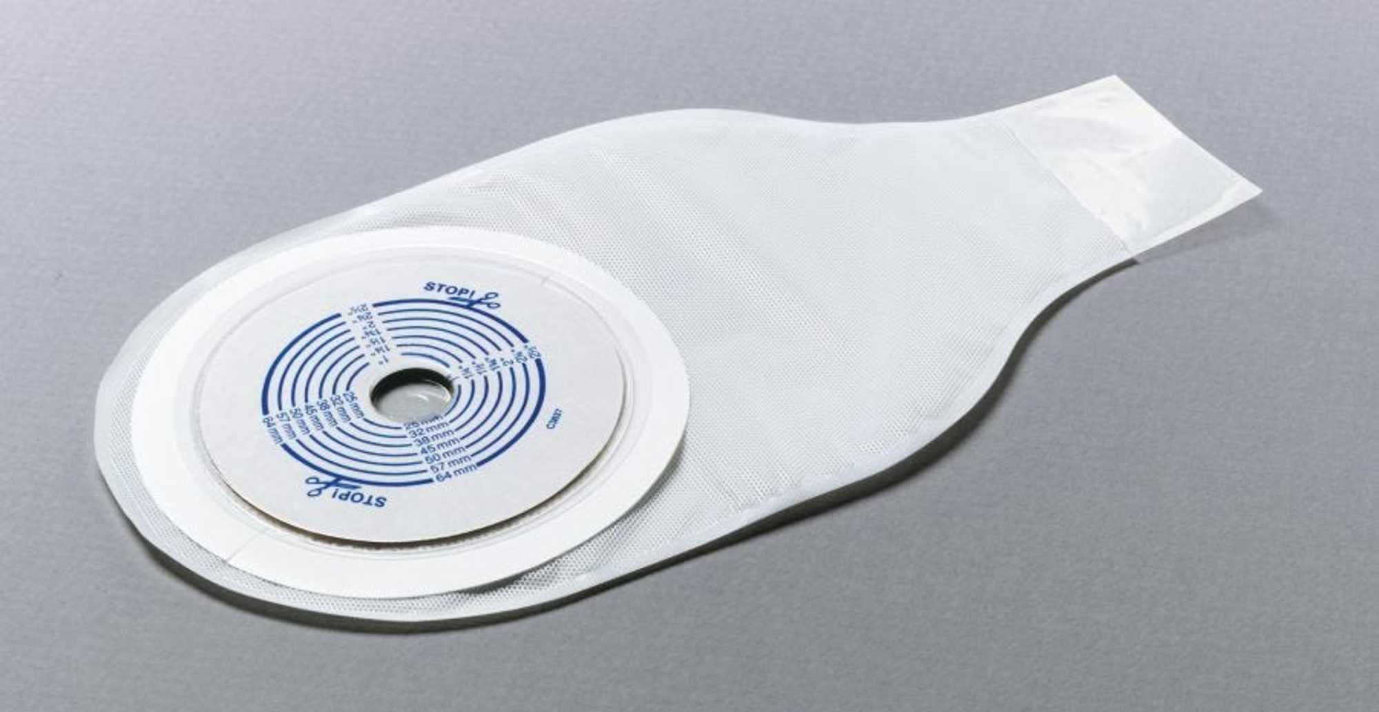 ActiveLife 1Piece Drainable Pouch 1Sided Comfort Panel, 12" L, Cut