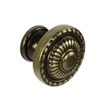 CKP #BF-14 1-7/16 in. (37mm) Furniture Knob, Antique English