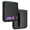 Black, variant on Nakedcellphone [Grid Texture] Snap-On Hard Case Cover with [Rotating/Ratchet] Belt Clip Holster Holder for Samsung Galaxy Z Flip 5G Phone (SM-F700, SM-F707) 2020