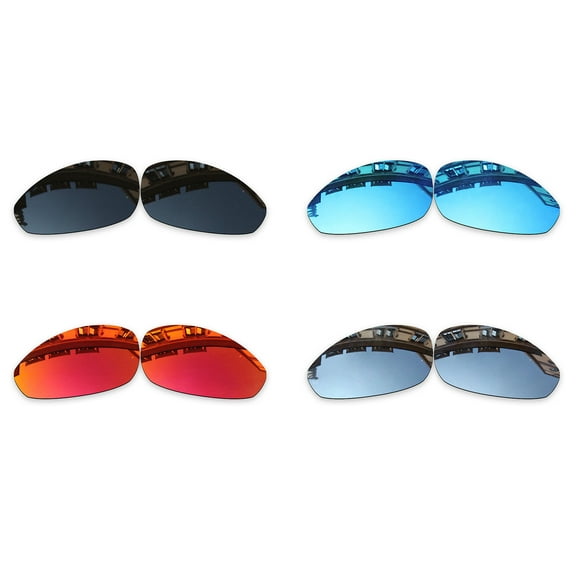 Vonxyz 4 Pack Polarized Replacement Lenses for Oakley Split Jacket OO9099 Sunglasses