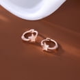 thumbnail image 4 of Solid 925 Sterling Silver Star Hoop Earrings for Women Teens Star Huggie Earrings Cartilage Hoops, 4 of 13