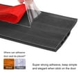 thumbnail image 3 of Door Strip, Door Sweep Weather Stripping Draft Stopper Under Door Draft Blocker Door Seal Noise Stopper Kick Off Bugs Mosquitoes(Black 2" Width X 39" Length), 3 of 5