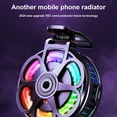thumbnail image 4 of Kchsji G7 Magnetic Phone Cooler with RGB Lights - Heat Dissipation for Gaming, Live Streaming, Magnetic Back Clip for Stability, Universal Compatibility, RGB Lighting for Enhanced Experience, 4 of 9