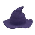 thumbnail image 1 of Xihbxyly Gorro de Bruja de Lana, Diseño Moderno de Punto, Calidez Invernal, Plegable y Empacable, Accesorio Funcional y Elegante, Perfecto para Halloween, Navidad y Cosplay, Capucha de 56-58 Cm., 1 of 2