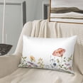 thumbnail image 5 of Honeii Watercolor Floral Pattern Decorative Throw Pillow Case - Elevate Your Couch, Sofa, or Bed with Stylish Home Decor-20"x30", 5 of 6