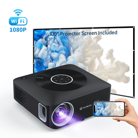 VANKYO Leisure E30WT Native 1080P Full HD Video Projector, 5G WiFi Projector Supports 4K, LCD, Portable Projector Compatible with TV Stick, HDMI, USB, Laptop, iOS & Android