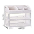 thumbnail image 3 of Avdolw Rotating Cosmetic Organizer - Stackable Makeup Storage Shelf for Bathroom Countertop, Desktop Plastic Organizer, 3 of 6
