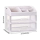 thumbnail image 3 of Estantería, organizador, repisa de almacenamiento, multinivel, para dormitorio, baño, plegable, estructura metálica, diseño de 2 niveles, para dormitorio, alta capacidad, ahorra espacio,, 3 of 7