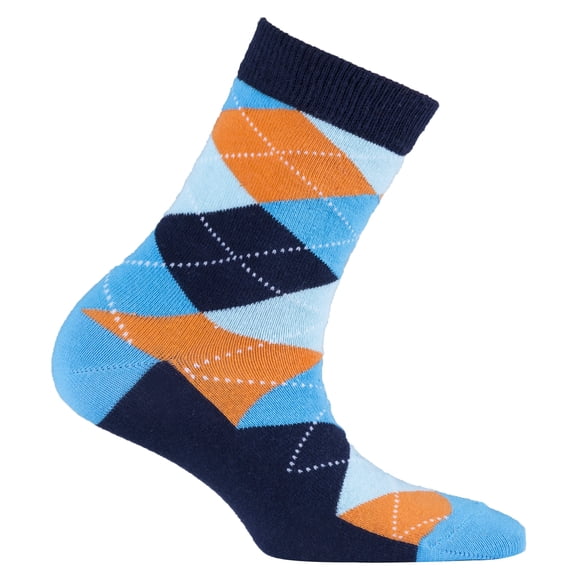 Vibrant Sky Argyle Socks