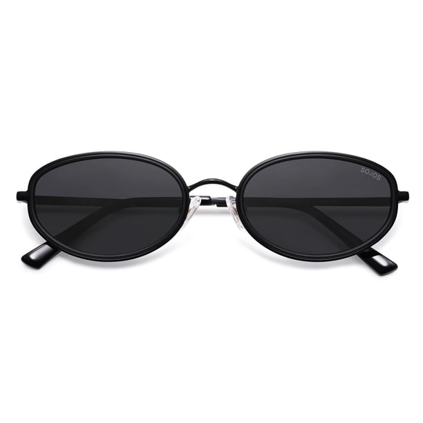 Gafas de Sol SOJOS SJ1248 Ovaladas Polarizadas Negro/Gris