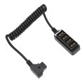 thumbnail image 4 of Répartiteur Femelle D-tap Mâle à 4 Ports, Alimentation Noire Facile à Utiliser Adaptateur D-Tap Robuste pour Caméras Rouges, 4 of 8