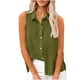 thumbnail image 1 of Vestidos Casuales Para Mujer, Blusas De Mujer De Moda Vestido informal sin mangas liso de verano para mujer de moda, 1 of 7