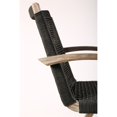 thumbnail image 3 of Brielle Outdoor Light Eucalyptus Wood and Charcoal Rope Stool, 3 of 9