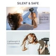 thumbnail image 2 of Hair Dryer - 150000 RPM High-Speed Brushless Motor Negative Ionic Blow Dryer for Fast Drying, Low Noise Thermo-Control Hair-Dryer-with-Diffuser and Nozzle, 2 of 7