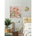 thumbnail image 4 of Marmont Hill Mh-Julncf-24-Wff-16 16" X 16" "Peachy Petals" Framed Giclee Painting On, 4 of 6