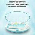 thumbnail image 7 of Wuztai Baby Nail File Trimmer Polish Grooming Kit, Electric Nail Care Tool with 5 Replacement Pads for Newborn Infant, Quiet Nail Grinder, 7 of 7
