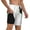 Black, variant on Mens Ankh African Colored Africa 2 in 1 Quick Dry Swim Trunks with Compression Liner Beach Shorts