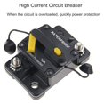thumbnail image 2 of 30 Amp Circuit Breaker 12V- 48V DC Manual Reset for Trolling Motor Rv Marine Boat Vehicles System Protection (30A), 2 of 7