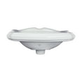 thumbnail image 4 of Renovators Supply Cloakroom 19" Wall Mounted Bathroom Sink White with Overflow, 4 of 8