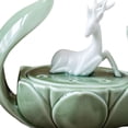 thumbnail image 4 of Soporte de Quemador de cerámica Zulema Ciervo Lotus Budista para Decoración del hogar, 4 of 8