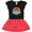 Black & Red with Polka Dots, variant on Inktastic Cancun Mexico Vacation Trip Girls Toddler Dress