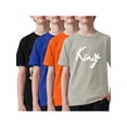 thumbnail image 2 of PureChapter 4 Pack Boys T Shirts Short Sleeve Crewneck Graphic Tees Set for Big Boys Summer Clothes, 2 of 7