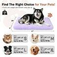 thumbnail image 4 of Cute Dog Bed Comfy Dog Crate Beds , Plush Pet Sleeping Mat Washable Pets Mattress Anti-Slip, All-Season Comfort for Small Medium Large Dogs,41" x 27",Purple, 4 of 9