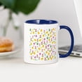 thumbnail image 3 of CafePress - Easter Chick And Tulips Pattern Mugs - 11 oz Ceramic Mug - Novelty Coffee Tea Cup, 3 of 4