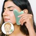 thumbnail image 4 of Gua Sha Scraping Massage Tool Natural Jade Stone Guasha Board Gua Sha Facial Body Tool, 4 of 8
