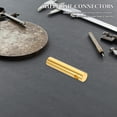 thumbnail image 4 of HAMPPLIES 4Ud Conector Universal Dorado Para De Gabinete Con Soporte De Barra Y Para Muebles, 4 of 6