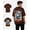 Brown, variant on Mens Oversized Library T Shirt White Size- Medium