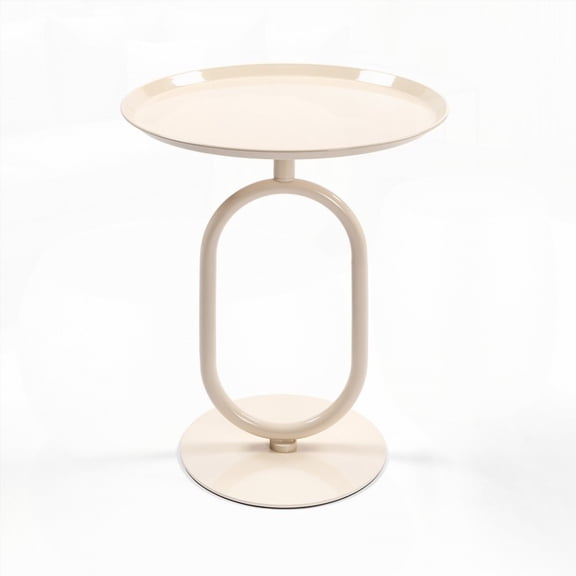 Living Room Coffee Table - Lantern-Shaped, 18.9" Diameter, 21.3" Height, Stable Base