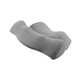 thumbnail image 4 of Almohada cervical, almohada de apoyo para el cuello, almohada de espuma viscoelástica ergonómica y liviana, almohada para dormir para quienes duermen Gris oscuro 46cmx33cm, 4 of 9