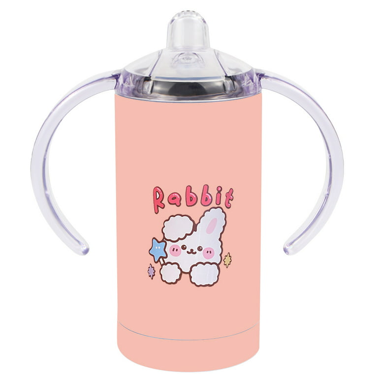 12oz Kid sublimation Strainght Insulated Tumbler cute sippy cup，sippy cup  tumblers，small tumbler with straw – Tumblerbulk