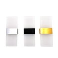 thumbnail image 3 of Mistaha Modern Acrylic Wall Sconce Silvery Black Golden 6W LED AC 85-265V, 3 of 8