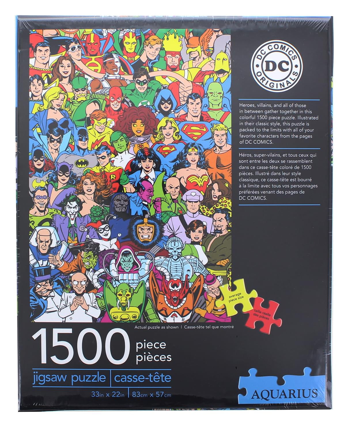 DC Comics Retro Universe Jigsaw Puzzle, 1500pc 