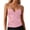 C-Pink418, variant on DHFJKG Women's Glitter Camisoles Top Sequin Embroidery Criss Cross Lace Up Sexy Sleeveless Shirts Party Club Going Out V Neck Stylish Tops