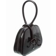 thumbnail image 3 of Self-Portrait Leather Top Handle Mini Bag, Black, 3 of 4