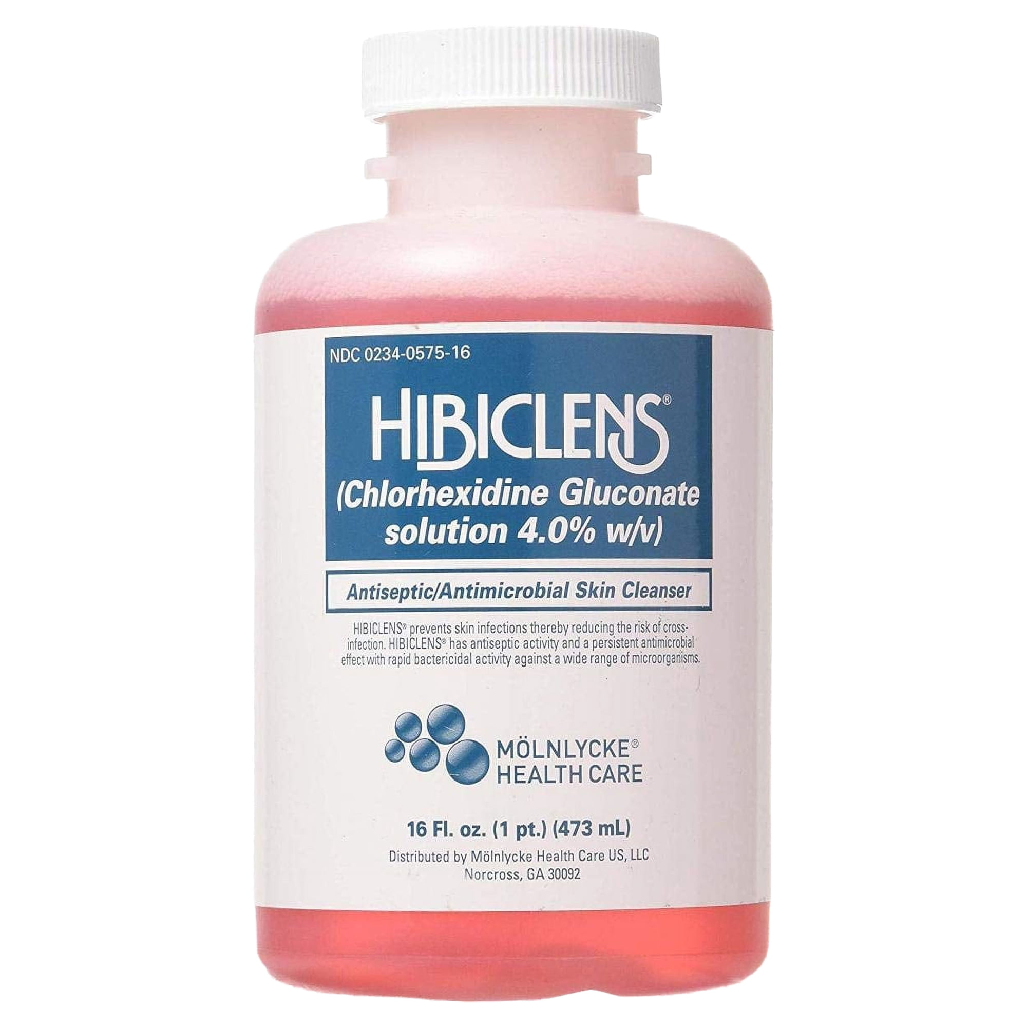 Hibiclens Antiseptic Skin Cleanser 16 fl Oz | Chlorhexidine Solution | Antimicrobial Spray | Wound Cleanser | Antibacterial Body Wash | Wound Care Products | Hypochlorous Acid | Chlorhexidine Surgical