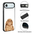 thumbnail image 2 of WIRESTER Shockproof Soft Rubber Cover Case for Apple iPhone 17 Air 6.6" 2025, Floppy Ears Brown Bunny Rabbit, 2 of 5