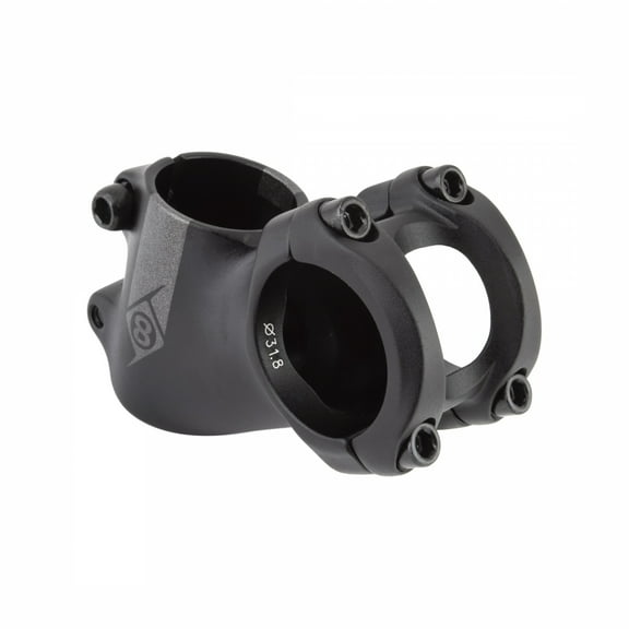 Origin8 Everland MX/GX 40 Deg Stem Bar Clamp 31.8mm 60mm 40 Deg Blk Aluminum MTB