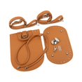 thumbnail image 2 of Correa de hombro de de costura inferior de bolso de cuero PU para Marrón jinwen Fabricación de bolsos de bricolaje, 2 of 8