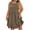 Gray, variant on Plus Size Casual Dress for Women Solid Round Neck Sleeveless Summer Party Vacation A-Line Comfy Relaxed Fashion Dress, Beige XXL