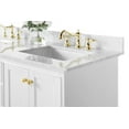 thumbnail image 3 of Ancerre Designs Audrey 60" Wood Bathroom Vanity Set with Gold Hardware in White, 3 of 6