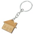 thumbnail image 4 of Exquisite Beige Metal Keychain for Decor Perfect for Housewarming Gifts 5 Pieces, 4 of 8