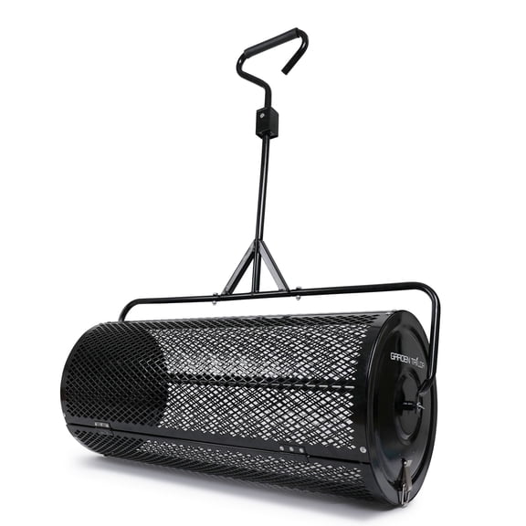 Garden Tailor 36-inch Towable Metal Mesh Roller  for Compost, Peat Moss, Top Soil, and Top Dressing with Installation Support Accessories